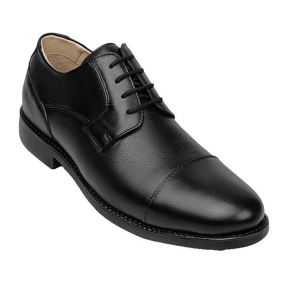 Belvedere Men\'s Black Soft Leather Duke Cap Toe Oxfords Size 10D Office Church main image 9